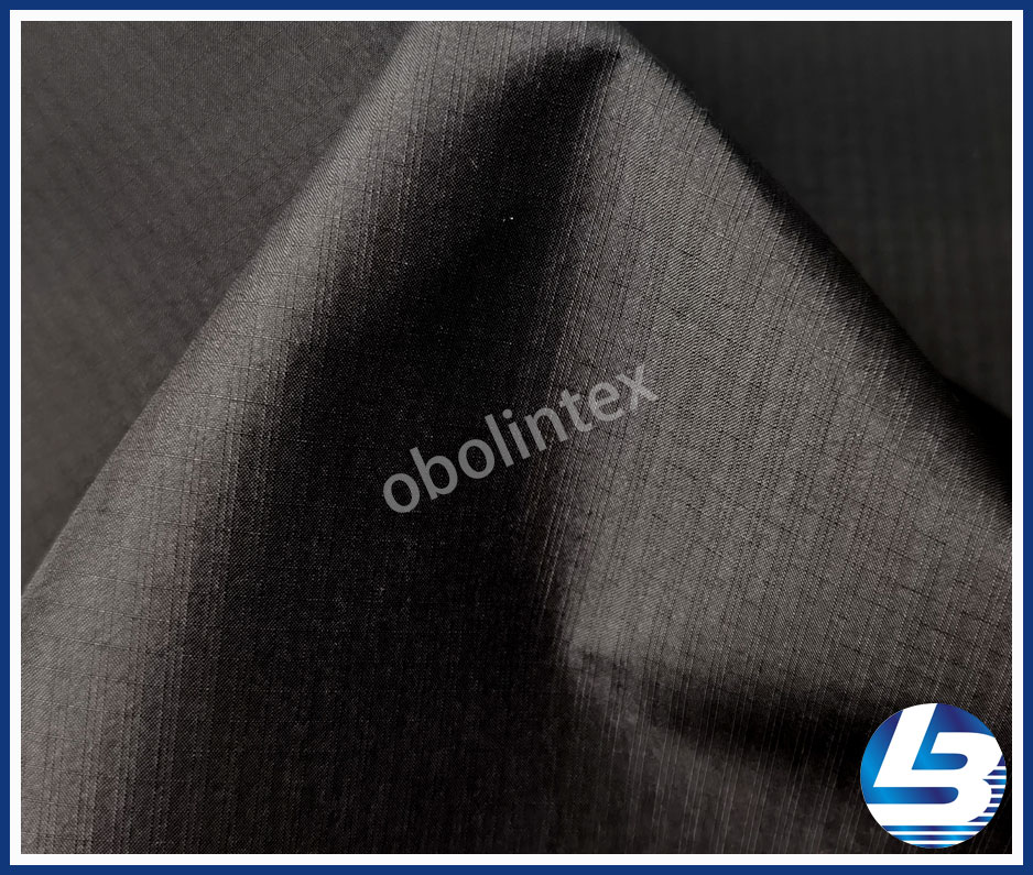 OBLBF044 Full dull polyester pongee with tricot